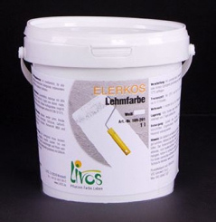 Elerkos Lehmfarbe  weiß, 1,0 l, RW 6 m² 