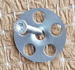 Fischer-Unterlegscheibe Halteteller verzinkt, 100Stck 