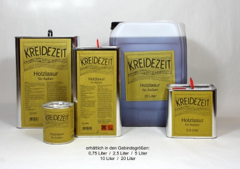 Kreidezeit  Holzlasur farblos, 2,5 l, RW 35-40 m²  2,5 l