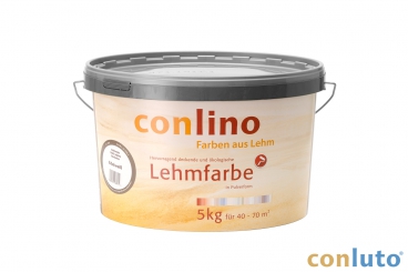 Conlino Lehmfarbe 5 kg, verschiedene Farben 