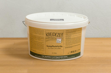 Kreidezeit  Sumpfkalkfarbe, 5,0 l, RW 33 m² 5,0 l