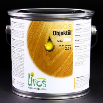 Livos Objektöl weiß 0,75 l, RW 13 m² 