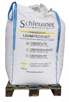 Lehm-Oberputz Schleusner, erdfeucht, mineralisch, Big Bag 1,0t 